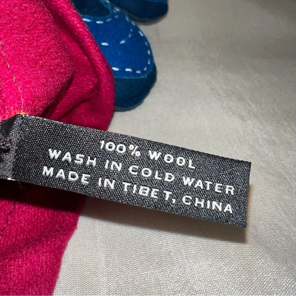 Donkey Horse Hand Puppet Wool Boho COLORFUL Festive Spain Mexico Exotic 1966/69 - Picture 5 of 8